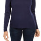 Charter Club Women's Merino Wool Turtleneck Blue Size X-Small