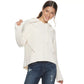 American Rag Women's Juniors'' Chenille Hoodie Beige  Size X-Large