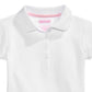 Nautica Girl's Interlock Polo Shirt White Size Medium