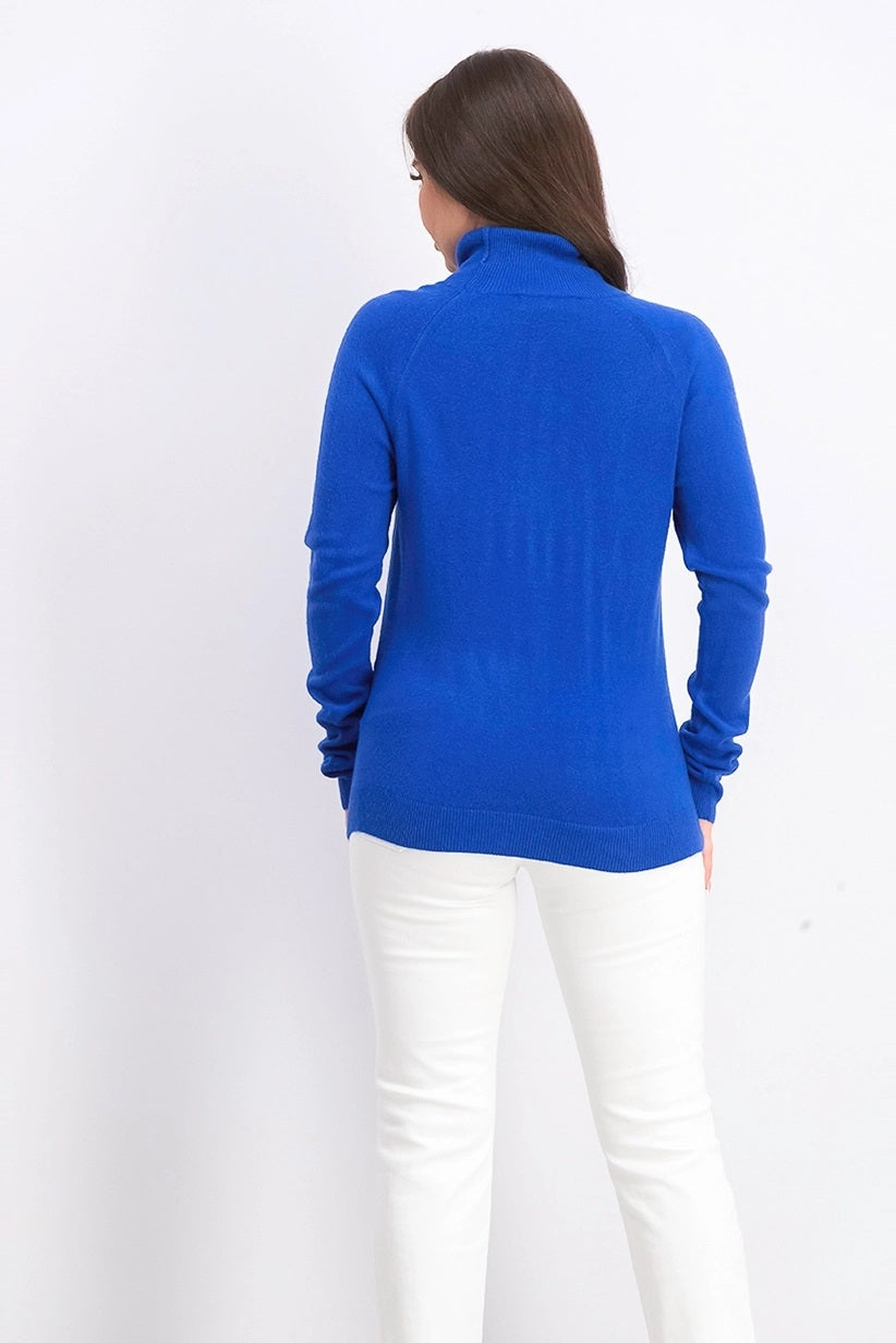 Karen Scott Women's Turtleneck Sweater Blue Size XX-Large