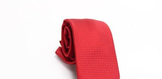 Nautica Men's Neck Tie Dover Mini Skinny Slim Silk Accessory Red Size Regular