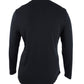 Charter Club Women's Cotton Mock-Neck Top Black  Size X-Large