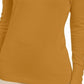 JM Collection Women's Embellished-Sleeve V-Neck Sweater Gold Size X-Large