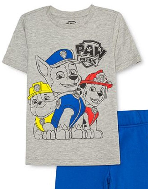 Nickelodeon Little Boy's 3 Pc Paw Patrol Hoodie T-Shirt & Joggers Set Blue Size 7