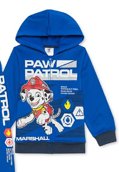 Nickelodeon Little Boy's 3 Pc Paw Patrol Hoodie T-Shirt & Joggers Set Blue Size 7