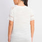 Style & Co Women's Lace-Inset Top White Size XX-Large