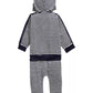 First Impressions Baby Boys 2-Pc. Striped Velour Hoodie & Pants Set Blue Size 18MOS