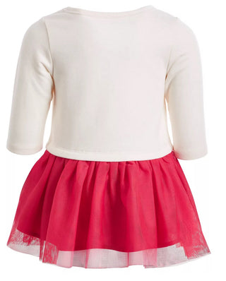 First Impressions Kid's Baby Girls Bow & Tulle Tutu Dress Red Size 6