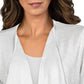 Alfani Women's Asymmetric Layering Cardigan Top White Size XX-Large