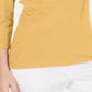 Karen Scott Women's Cotton 3/4 Sleeve Top Brown Size Large