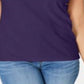 Karen Scott Women's Mock Neck Sleeveless Top Purple Size Medium