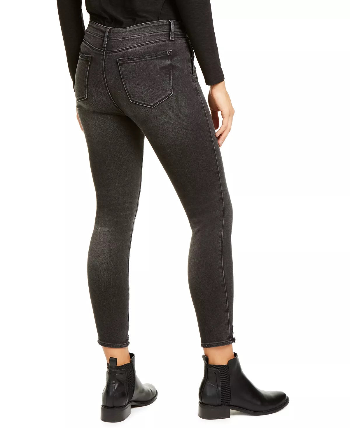 Vigoss Jeans Women's Marley Exposed-Button Skinny Jeans Blue Size 31