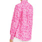 Charter Club Women's Linen Printed Blouse Pink Size small