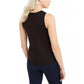Bar III Women's Studded Sleeveless Top Black Size Small