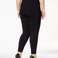 Alfani Plus Size Ponte-Knit Leggings Black Size 4X