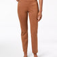 Charter Club Women's Pull On Ponte Knit Pants Red Size 2 Petite