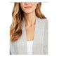 Charter Club Women's Cotton Cropped Cardigan Silver Size Petite L