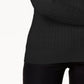 Karen Scott Women's Cotton Cable Knit Sweater Black Size PXL