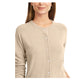 Karen Scott Women's Luxsoft Button Cardigan Brown Size Petite S