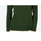Karen Scott Women's Button Shoulder Sweater Green Size Petite S
