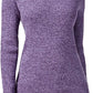 Karen Scott Women's Cotton Mock-Neck Sweater PurpleSize X-Small