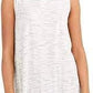 Style & Co Women's Spacedyed Tank-Tank Top White/black Size Medium