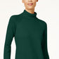 Karen Scott Women's Turtleneck Sweater Green Size Small