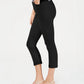Charter Club Women's Tummy-Control Capri Jeans Black Size 4