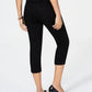 Charter Club Women's Tummy-Control Capri Jeans Black Size 4