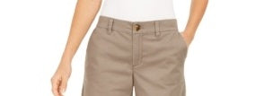 Style & Co Women's. Chino Shorts GreySize 14
