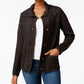 Karen Scott Women's Button-Front Shawl-Collar Cardigan Black Size XX-Large