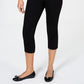 Charter Club Women's Tummy Control Bristol Capri Jeans Black Size 14 Petite