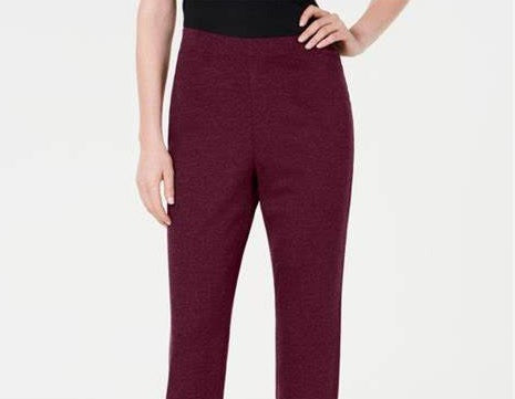 Karen Scott Women's Corduroy Pull On Pants Brown Size Large