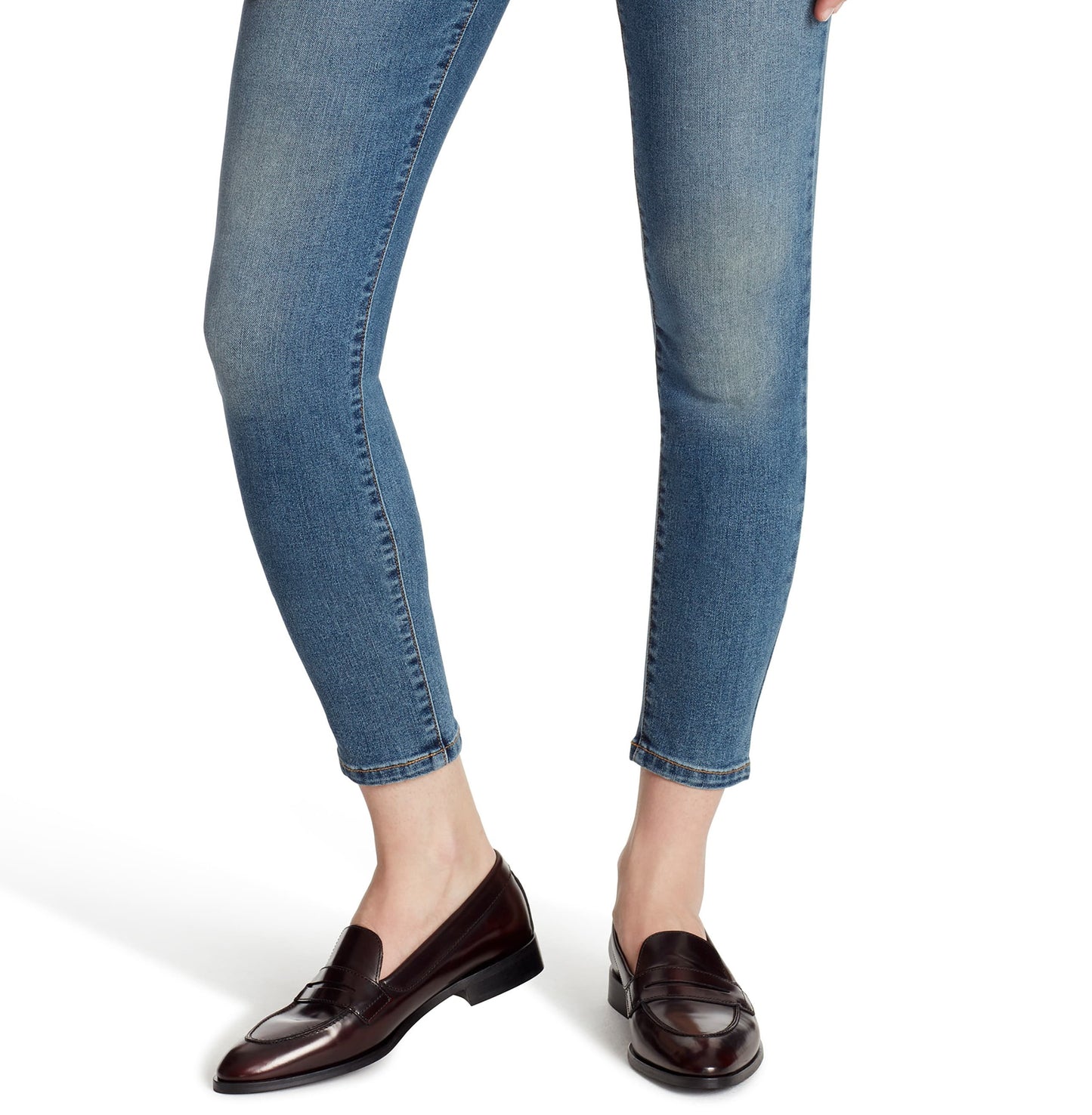 Ella Moss Women's Denim High-Rise Bardot Skinny Jeans Blue Size 27