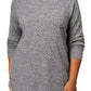 Karen Scott Women's Tulip Hem Top Grey Size Small