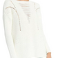 Rachel Roy Women's Textured Long Sleeve Crew Neck Sweater Natural Size XX-Large