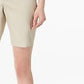 Charter Club Women's Bermuda Twill Shorts Beige Size 10