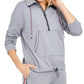 Tommy Hilfiger Women's Sport Zip Neck Sweatshirt Blue Size XX-Large