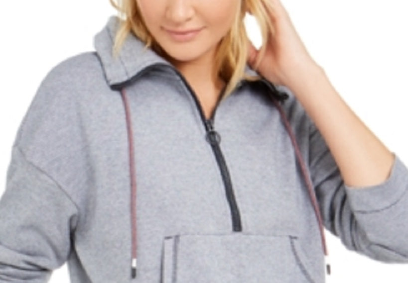 Tommy Hilfiger Women's Sport Zip Neck Sweatshirt Blue Size XX-Large