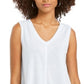 Style & Co. Women's High Low Tank Top Purple Size Large