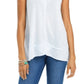 Style & Co. Women's High Low Tank Top Purple Size Large