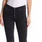 Vigoss Women's Gwen Kick Flare Distressed Jeans Black Size 25