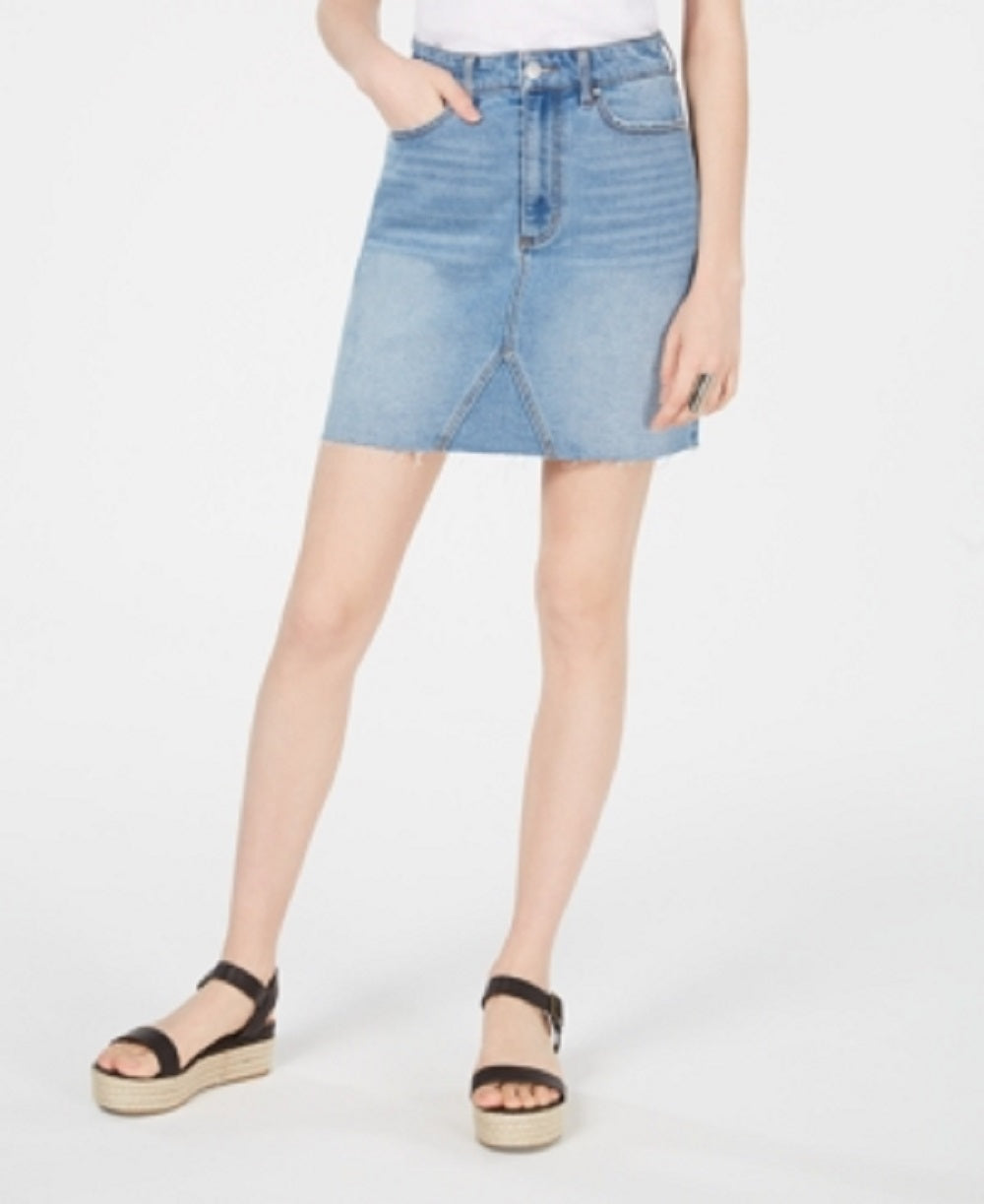 Tinseltown Junior's Denim Mini Skirt Blue Size 9