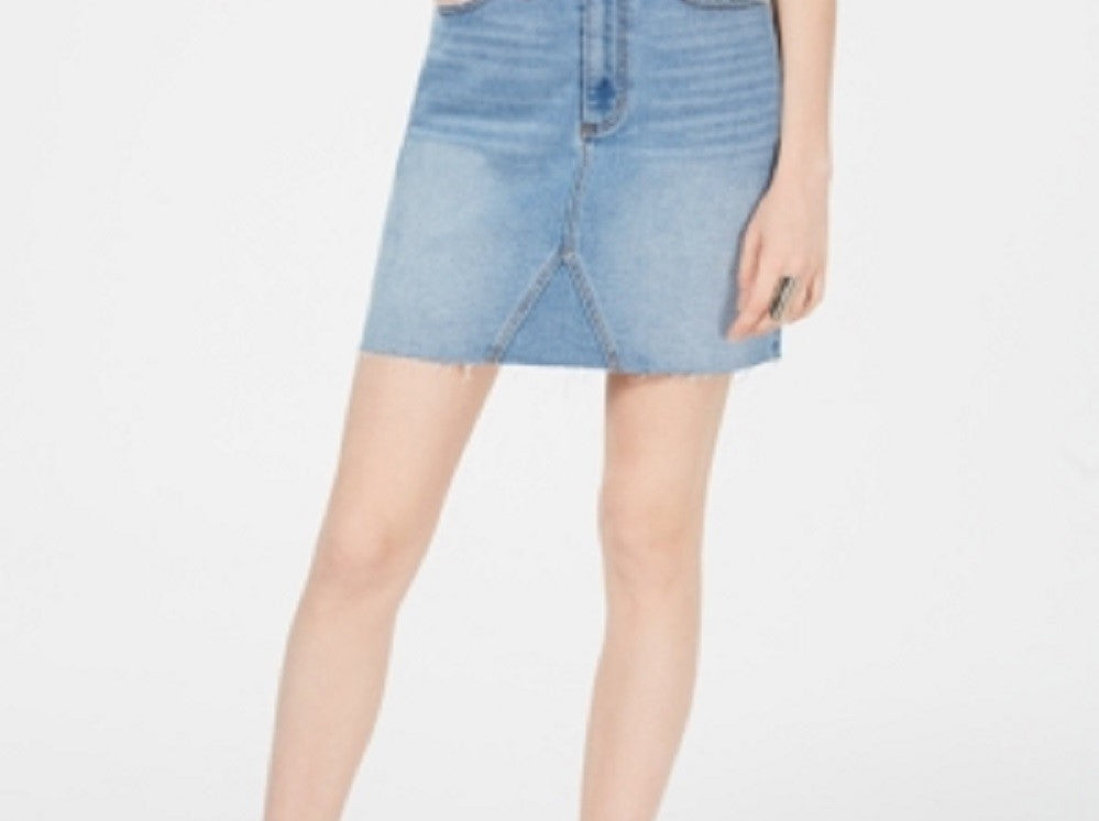 Tinseltown Junior's Denim Mini Skirt Blue Size 9