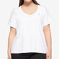 Tommy Hilfiger Women's Short Sleeve V-Neck T-Shirt 3X