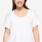 Tommy Hilfiger Women's Short Sleeve V-Neck T-Shirt 3X