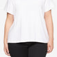 Tommy Hilfiger Women's Short Sleeve V-Neck T-Shirt 3X