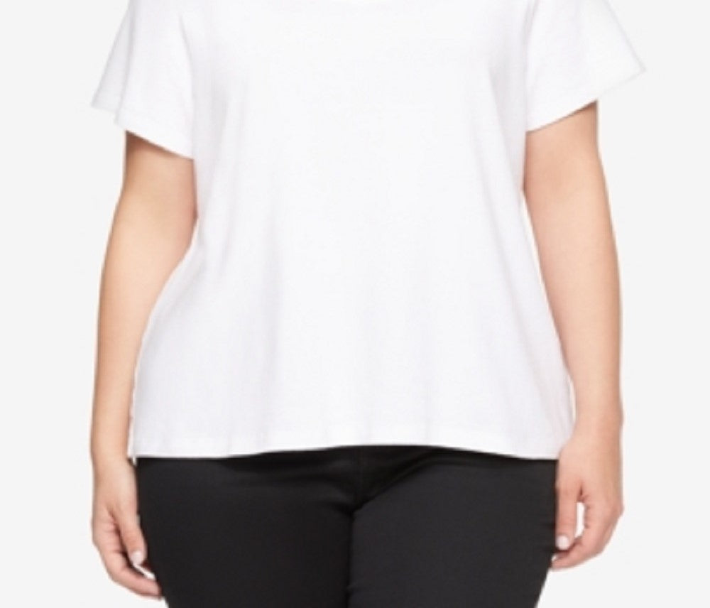 Tommy Hilfiger Women's Short Sleeve V-Neck T-Shirt 3X