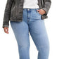 Levi's Women's Trendy Plus Classic Straight Leg Jeans Blue Size 20W