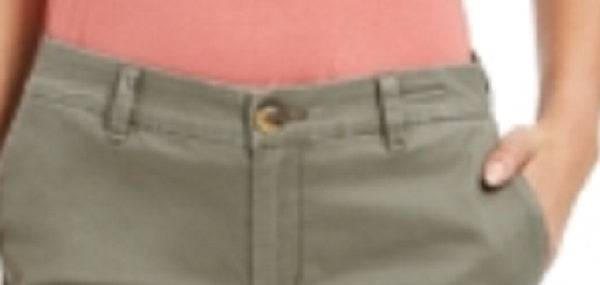 Style & Co. Women's Chino Shorts Green Size 16